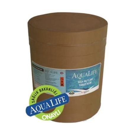Aqualife Tcca %90 Stabil Aktif Granül Havuz Klor 50 kg