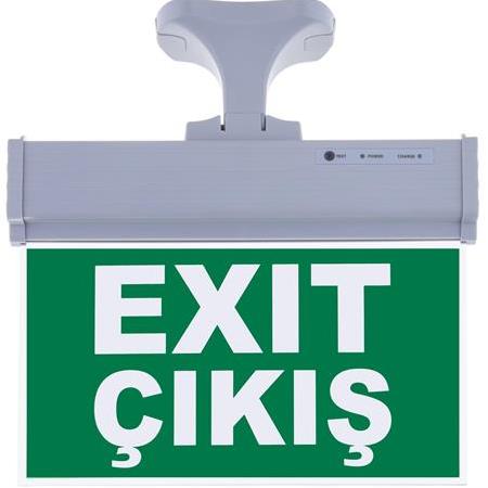 Çift Yönlü Acil Yönlendirme Armatürü Exit Çıkış