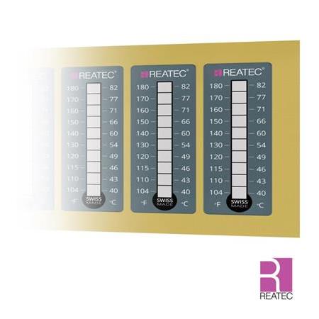 Sıcaklık-Isı Ölçüm Etiketi Ölçüm Aralığı  104°F-180°F / 40°C-82°C (5adet)